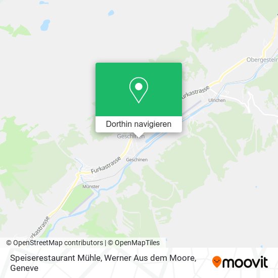 Speiserestaurant Mühle, Werner Aus dem Moore Karte