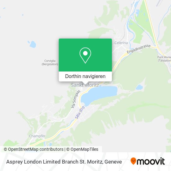 Asprey London Limited Branch St. Moritz Karte