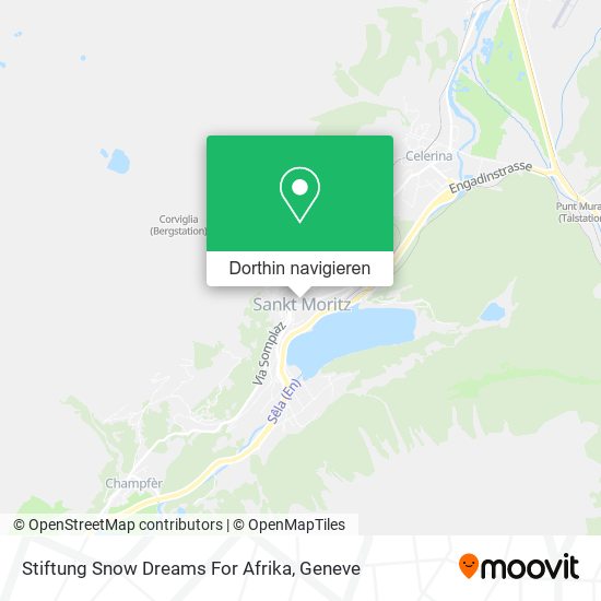 Stiftung Snow Dreams For Afrika Karte