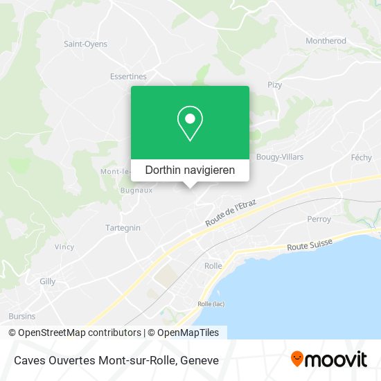 Caves Ouvertes Mont-sur-Rolle Karte