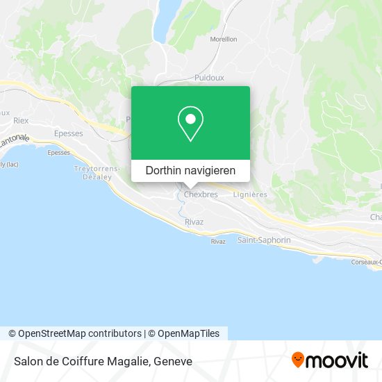 Salon de Coiffure Magalie Karte