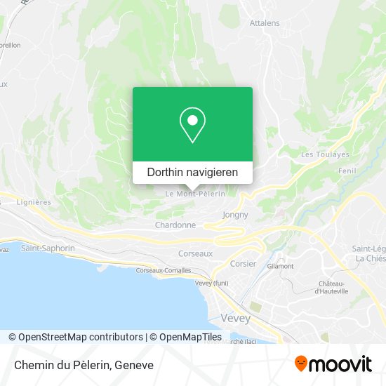 Chemin du Pèlerin Karte