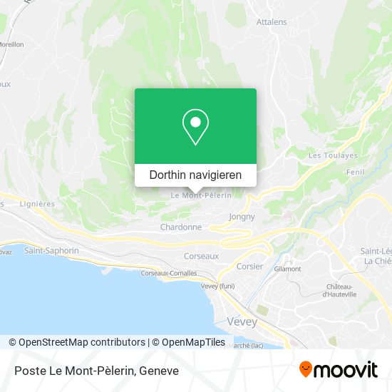 Poste Le Mont-Pèlerin Karte