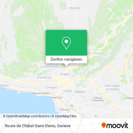Route de Châtel-Saint-Denis Karte