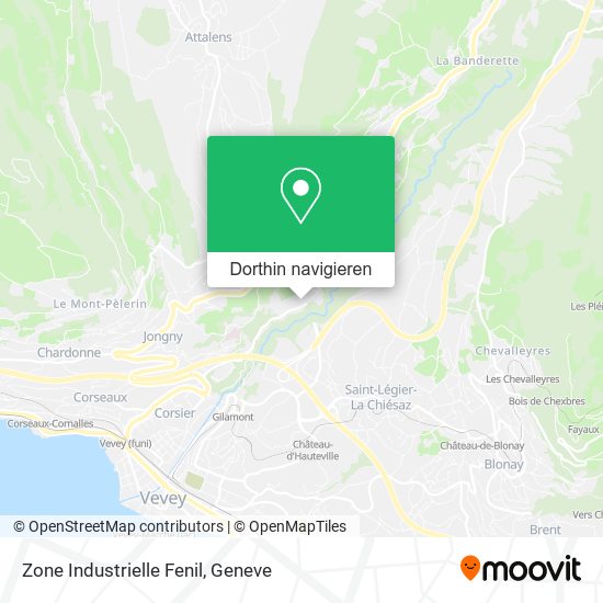 Zone Industrielle Fenil Karte