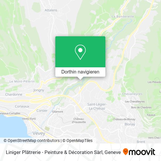 Liniger Plâtrerie - Peinture & Décoration Sàrl Karte