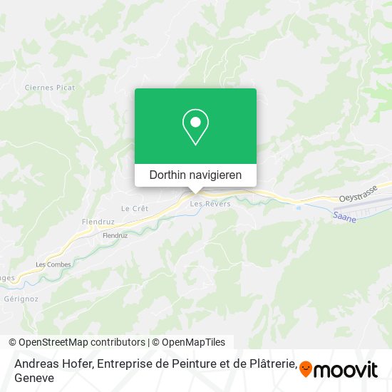 Andreas Hofer, Entreprise de Peinture et de Plâtrerie Karte