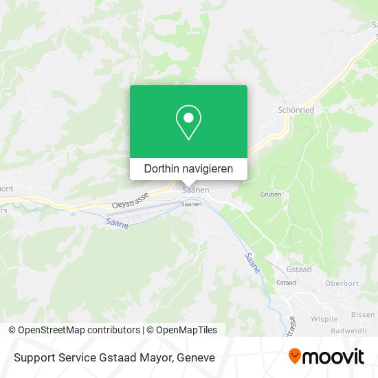 Support Service Gstaad Mayor Karte