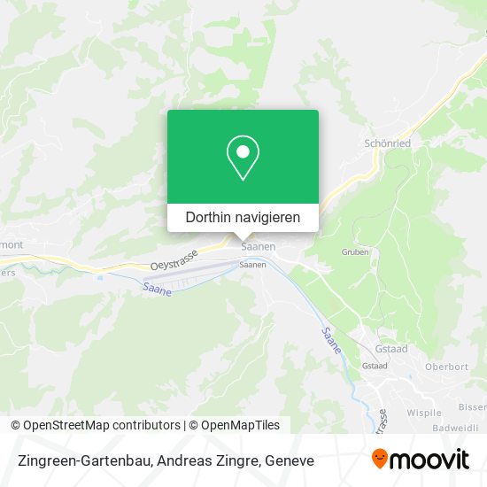 Zingreen-Gartenbau, Andreas Zingre Karte