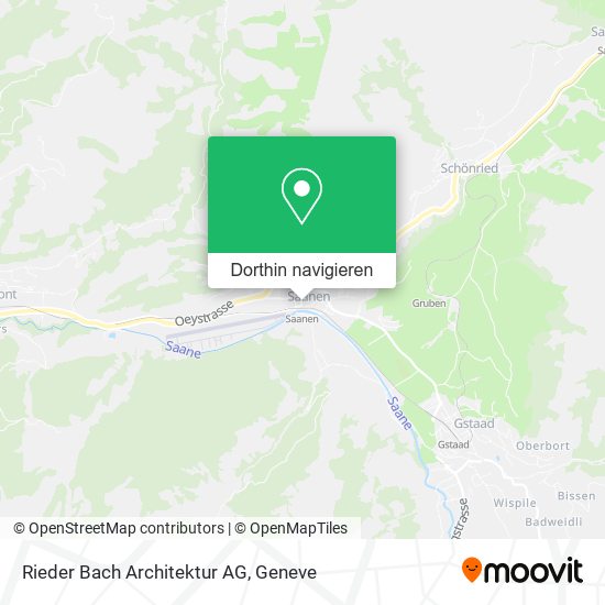 Rieder Bach Architektur AG Karte