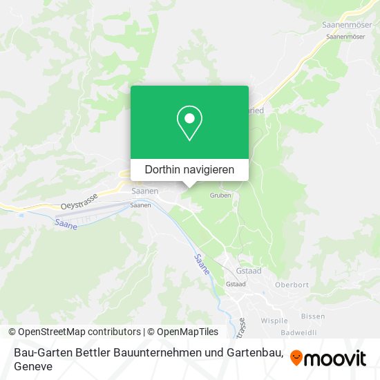 Bau-Garten Bettler Bauunternehmen und Gartenbau Karte