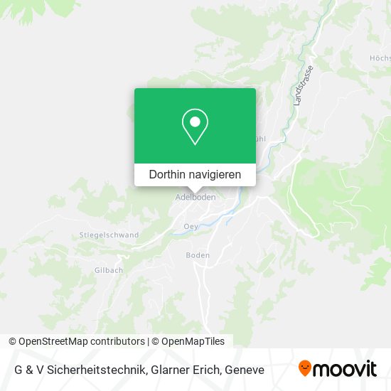 G & V Sicherheitstechnik, Glarner Erich Karte
