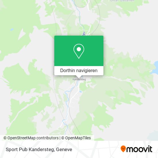 Sport Pub Kandersteg Karte