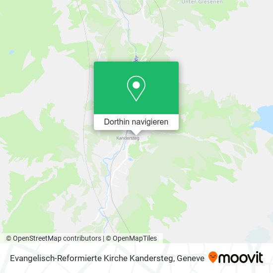 Evangelisch-Reformierte Kirche Kandersteg Karte