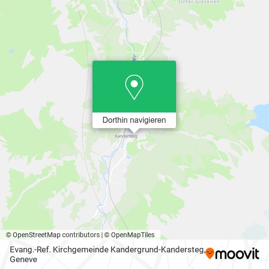 Evang.-Ref. Kirchgemeinde Kandergrund-Kandersteg Karte