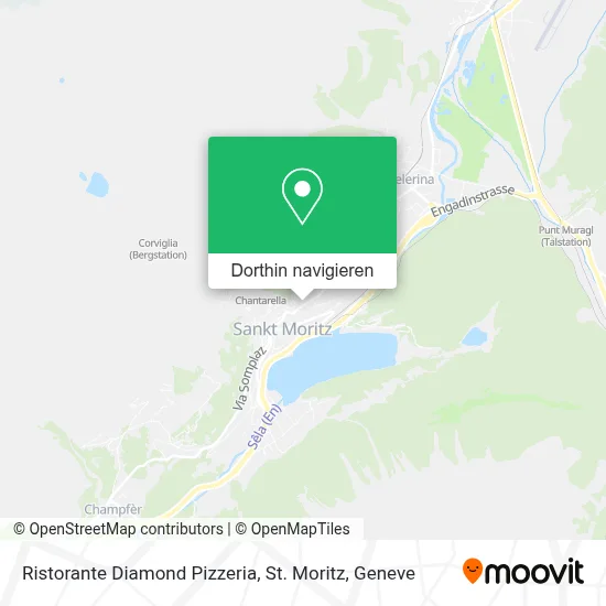 Ristorante Diamond Pizzeria, St. Moritz Karte