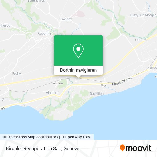 Birchler Récupération Sàrl Karte