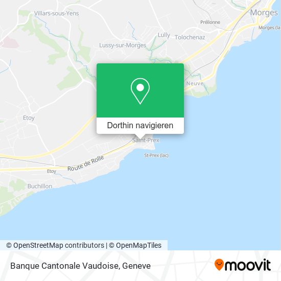 Banque Cantonale Vaudoise Karte