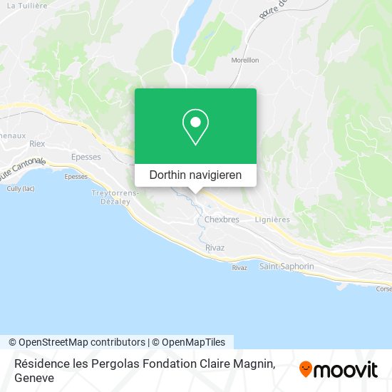 Résidence les Pergolas Fondation Claire Magnin Karte
