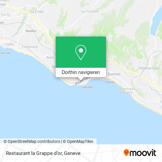 Restaurant la Grappe d'or Karte