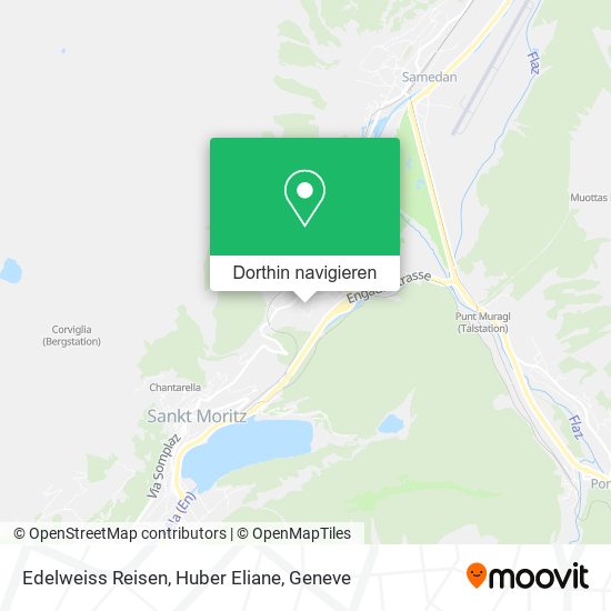 Edelweiss Reisen, Huber Eliane Karte
