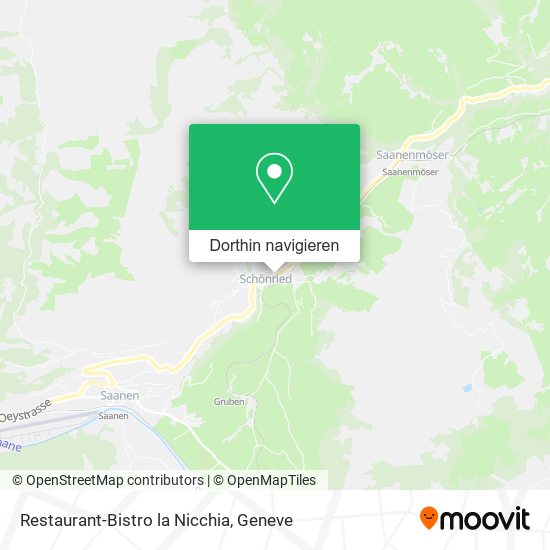 Restaurant-Bistro la Nicchia Karte