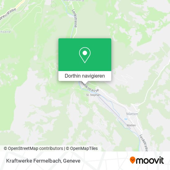 Kraftwerke Fermelbach Karte