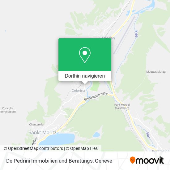 De Pedrini Immobilien und Beratungs Karte
