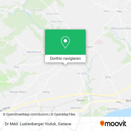 Dr Méd. Lustenberger Yodok Karte
