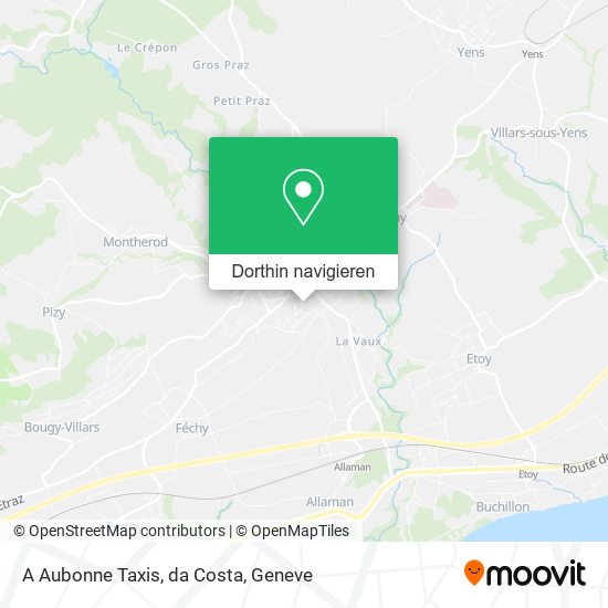 A Aubonne Taxis, da Costa Karte