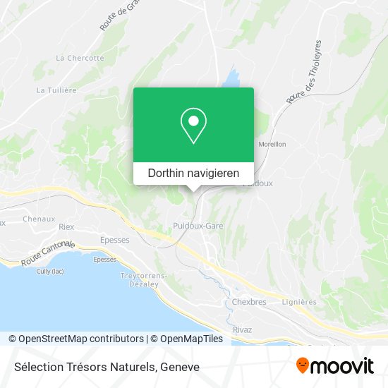 Sélection Trésors Naturels Karte
