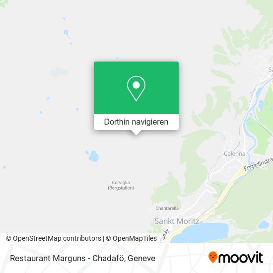 Restaurant Marguns - Chadafö Karte