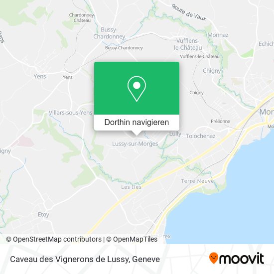 Caveau des Vignerons de Lussy Karte