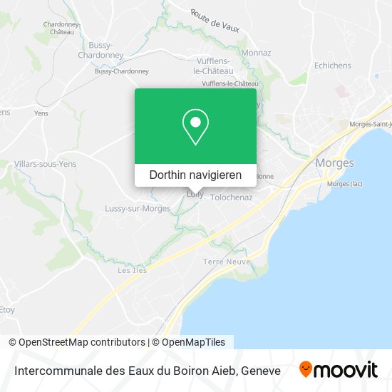 Intercommunale des Eaux du Boiron Aieb Karte