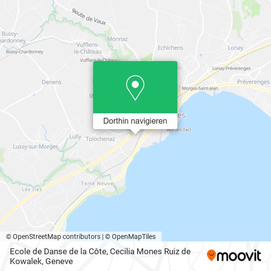 Ecole de Danse de la Côte, Cecilia Mones Ruiz de Kowalek Karte