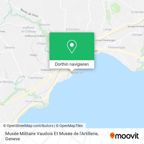 Musée Militaire Vaudois Et Musée de l'Artillerie Karte