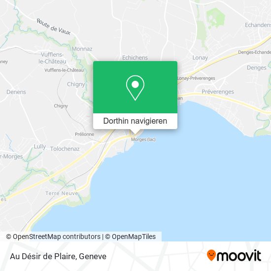 Au Désir de Plaire Karte