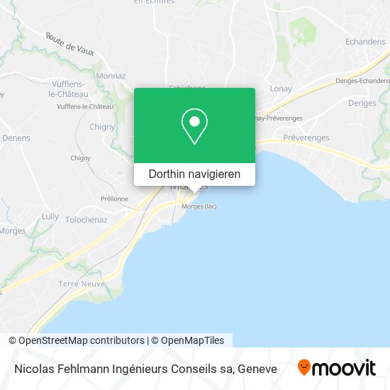 Nicolas Fehlmann Ingénieurs Conseils sa Karte