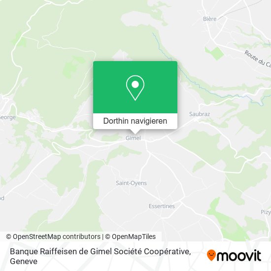 Banque Raiffeisen de Gimel Société Coopérative Karte