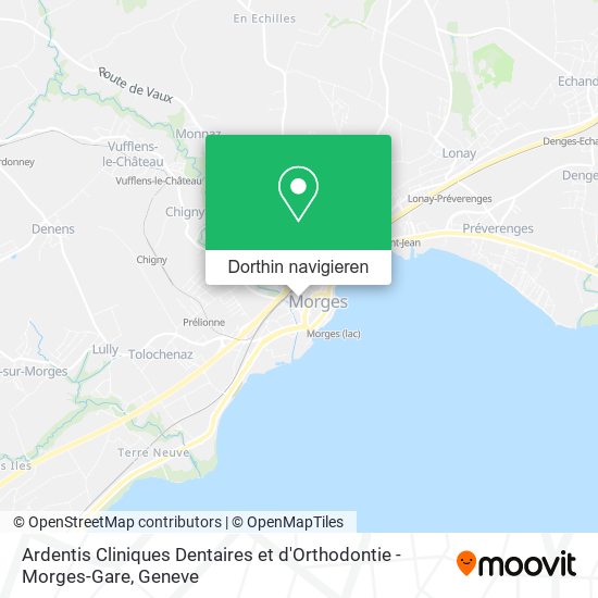 Ardentis Cliniques Dentaires et d'Orthodontie - Morges-Gare Karte
