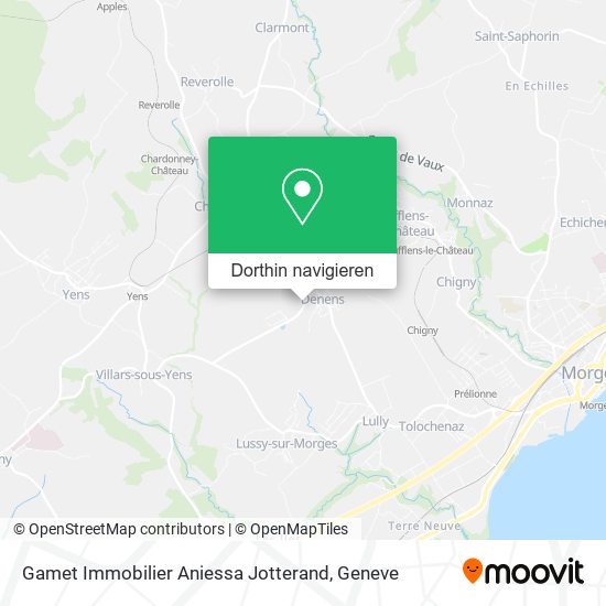 Gamet Immobilier Aniessa Jotterand Karte