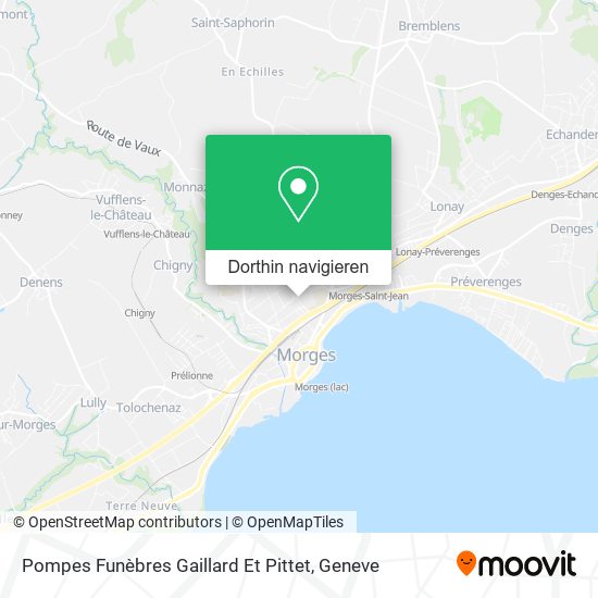 Pompes Funèbres Gaillard Et Pittet Karte