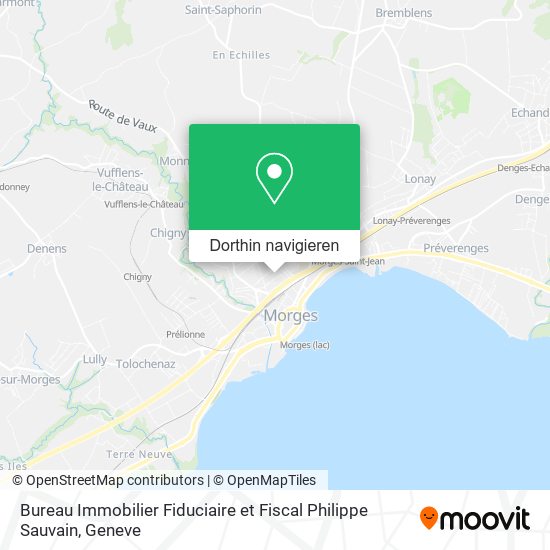 Bureau Immobilier Fiduciaire et Fiscal Philippe Sauvain Karte