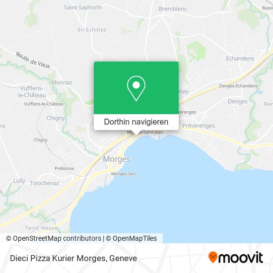 Dieci Pizza Kurier Morges Karte