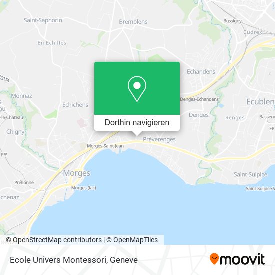 Ecole Univers Montessori Karte