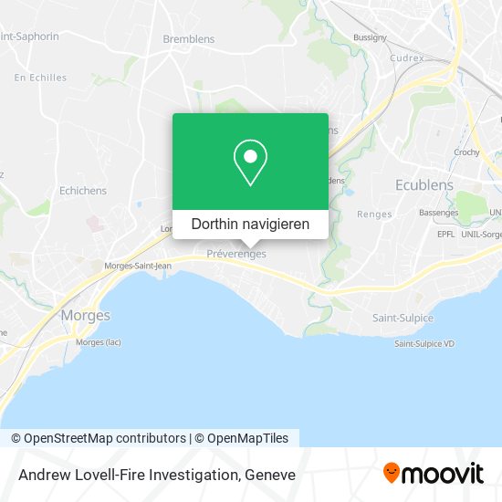 Andrew Lovell-Fire Investigation Karte