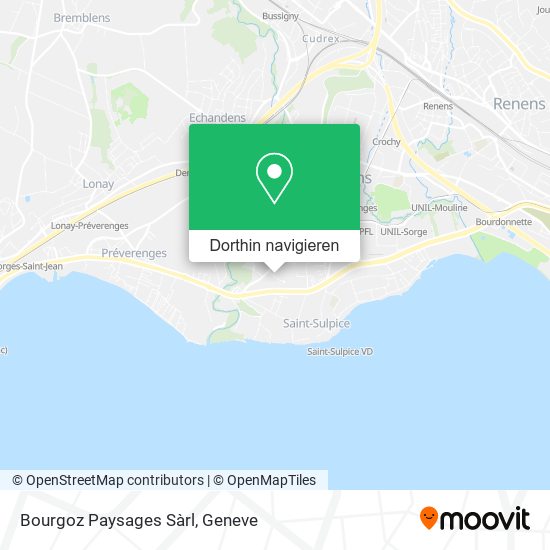 Bourgoz Paysages Sàrl Karte