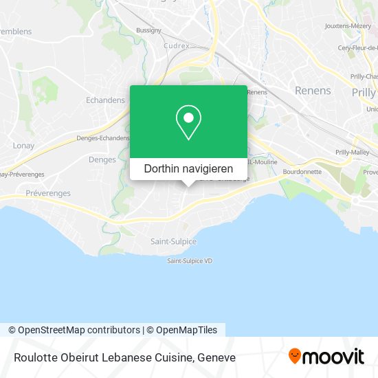 Roulotte Obeirut Lebanese Cuisine Karte