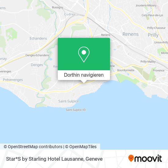 Star*S by Starling Hotel Lausanne Karte