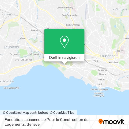 Fondation Lausannoise Pour la Construction de Logements Karte